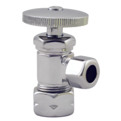 VAB0048 Round Handle Angle Stop Shut Off Valve